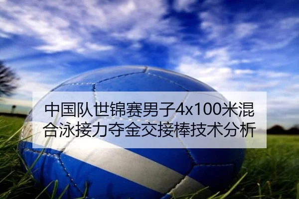 中国队世锦赛男子4x100米混合泳接力夺金交接棒技术分析